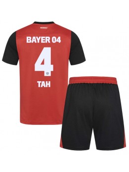 Bayer Leverkusen Jonathan Tah #4 Dječji Domaci Dres kompleti 2024-25 Kratak Rukavima (+ kratke hlače)